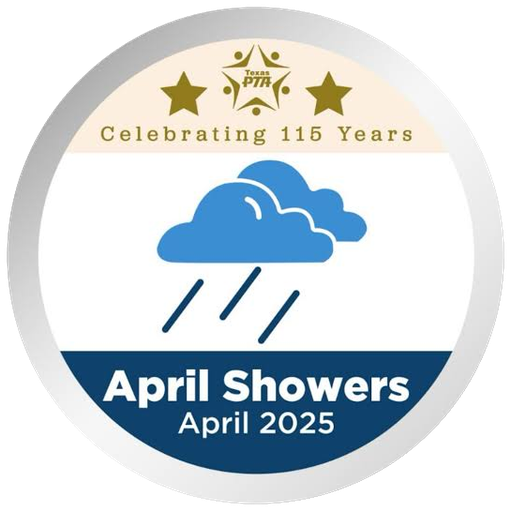 Texas PTA April Showers emblem