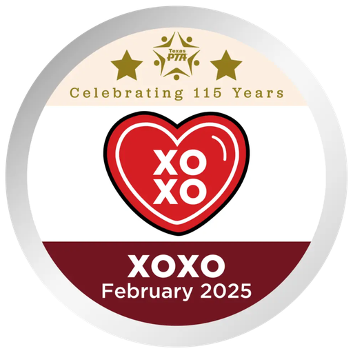 Texas PTA XOXO emblem