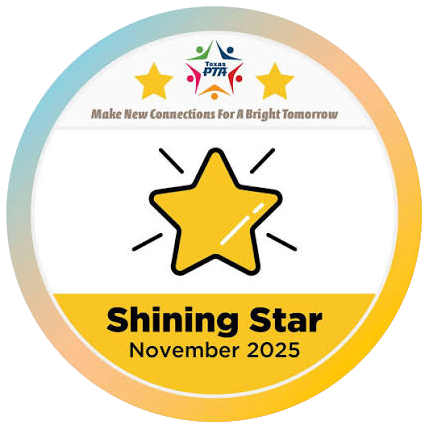 Texas PTA Shining Star emblem